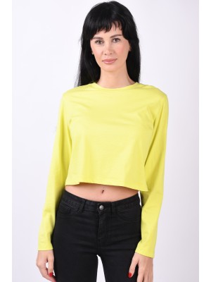 Women Blouse Jjxx Jxasta Reg Every Crop Limeade